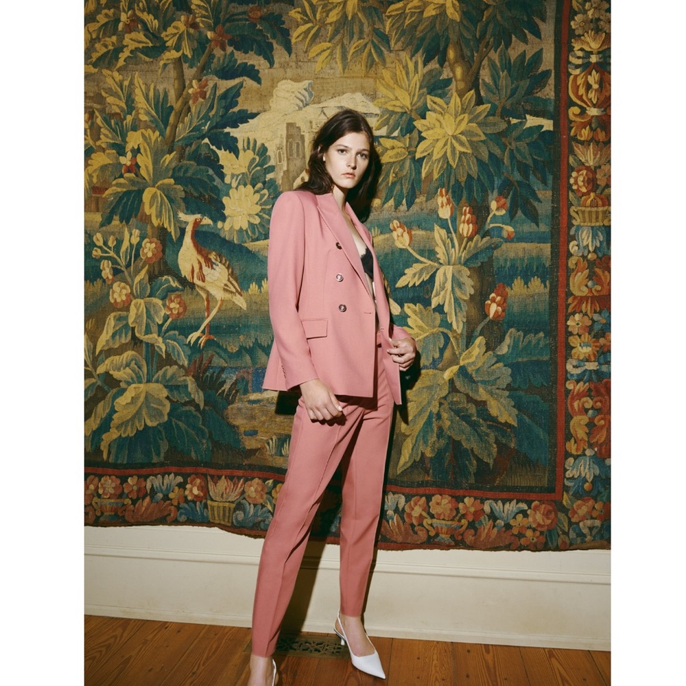 Zara tailored double breasted blazer